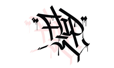 FLIP graffiti tag style design