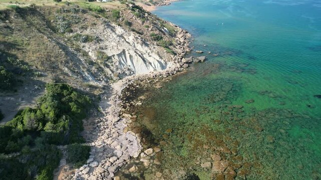 beach, spiagge rosse, crotone, calabria, italy