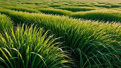 close up of green grass