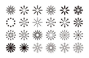 放射線アイコンセット