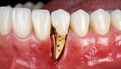 Wisdom tooth, majestic sentinel of jaw, emerged at unexpected angle amidst high fidelity visuals, showcasing dental health intricacies and oral anatomy