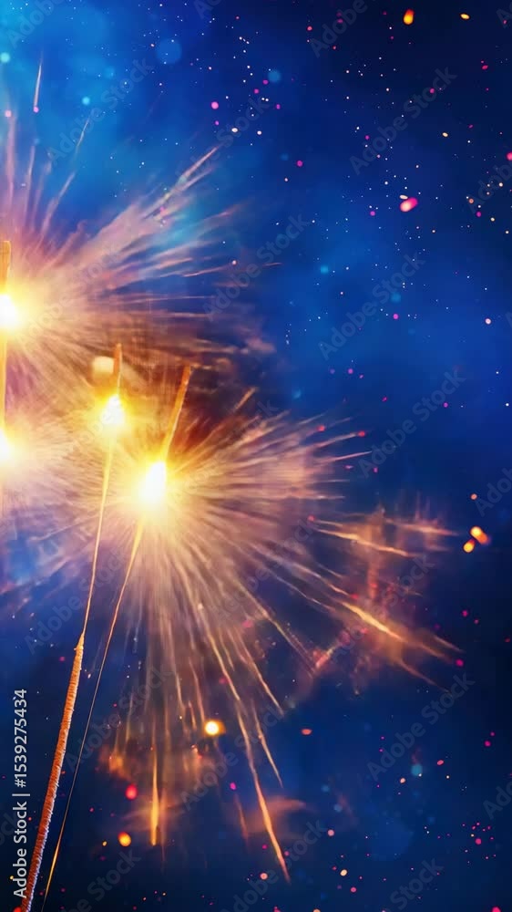 Poster dynamic starburst in deep space