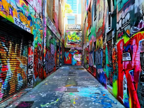Exploring Melbourne's Vibrant Street Art Scene, A Journey Through Hosier Lane's Graffiti Alley