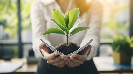 Futuristic interface with data graphs and charts in red and blue colors glow