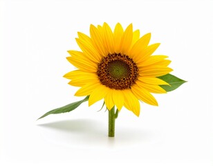 Fototapeta premium sunflower isolated on white