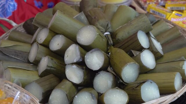 Pamonha de carim&atilde;, typical food of the June festival