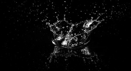 Dynamic Water Splash High-Resolution Image