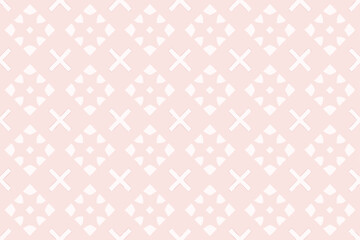Seamless vintage vector pattern with pink hearts, ideal for romantic fabric designs, wedding decorations, or retro valentines wallpaper