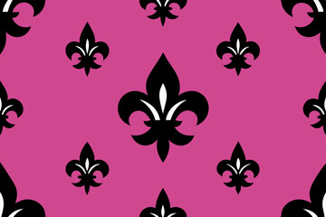 Seamless vintage floral pattern with pink flowers and leaves, a delicate spring nature design
