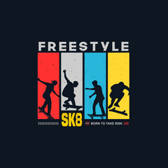 freestyle skateboarding 