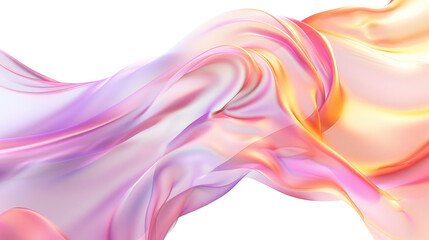 Ethereal Flowing Abstract Art With Warm Pastel Colors Creating A Dreamy Atmosphere