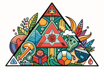 Ideal for outdoor adventure themes, hiking and camping designs, travel illustrations, children's books, tourism materials, and nature-based content