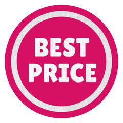 best price icon pink