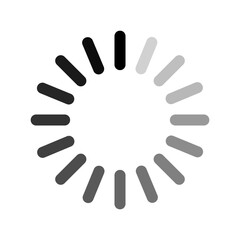 Loading process vector icon isolated