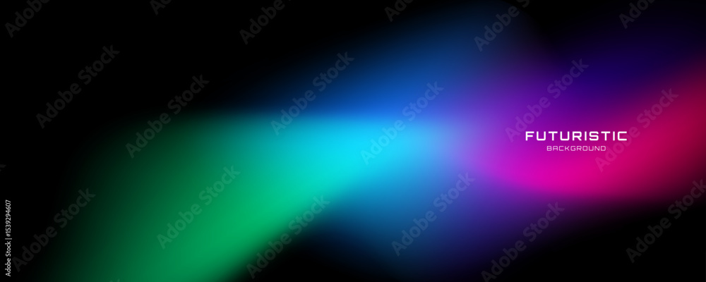 Poster colorful abstract background with vibrant gradient colors effect like fuzz or clouds decoration. mod