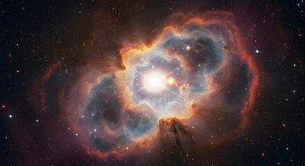 Massive Star Forming in Stellar Nursery
