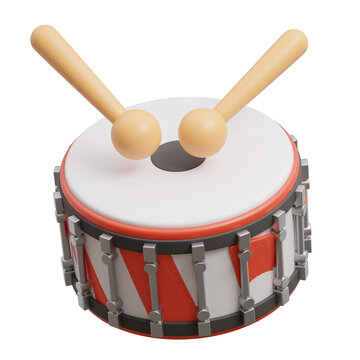 Indonesia Drum 3D Icon