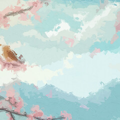 Various oil paintings, flowers, birds, ducks, tulips, kites, chrysanthemums, plum blossoms, lotus leaves, lotus flowers, swallows, roses, peonies, horses