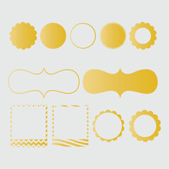 A versatile set of vintage vector labels for design, featuring decorative frames, tags, banners, and doodle elements for cards, scrapbooks, and retro patterns