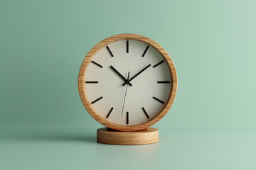 Wooden Desk Clock