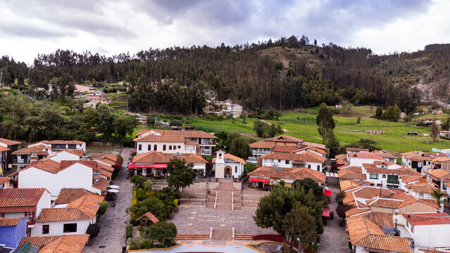 Duitama, Boyaca - Colombia. May 10, 2025. Pueblito Boyacense, A beautiful town. Inaugurated in 1992.
