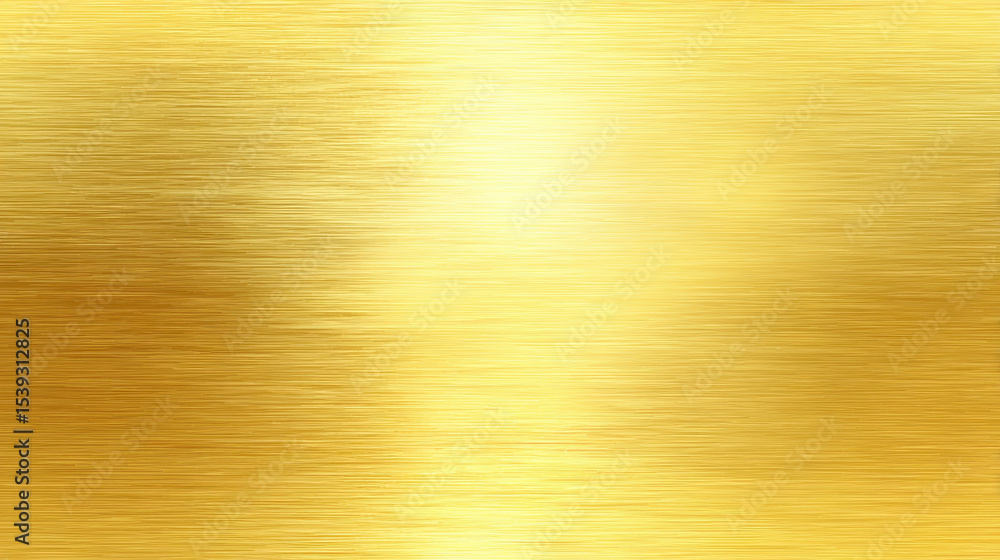 Aufkleber Satin gold background with subtle brushed texture creating smooth metallic surface with warm glowing light effect