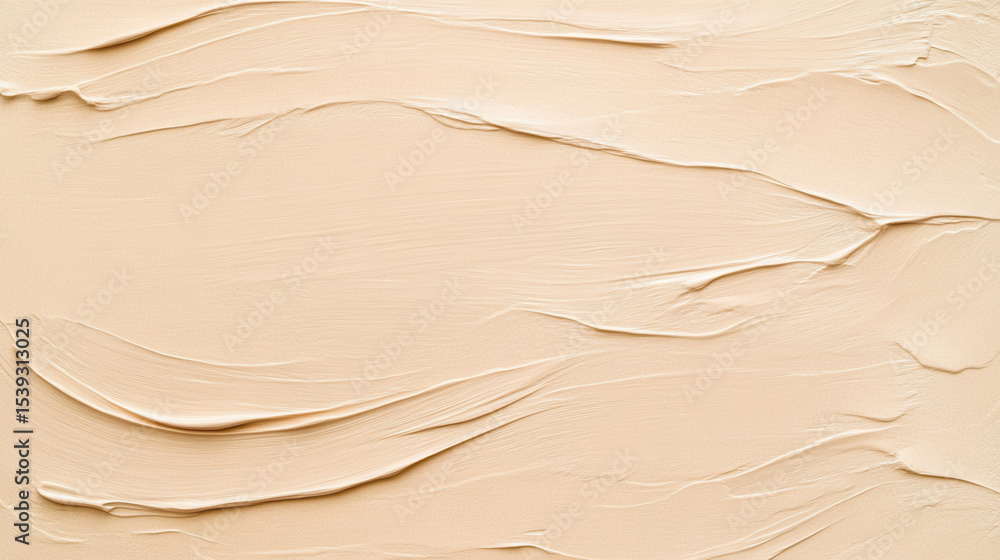 Aufkleber warm cream background with subtle curved brushstrokes creating smooth textured surface with soft flo