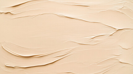 Warm cream background with subtle curved brushstrokes creating smooth textured surface with soft flowing lines and gentle waves