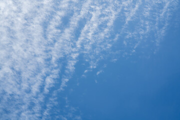 Sky Blue,Cloud Background,Horizon Summer, landscape nature sunrise in Winter,Spring panorama banner.