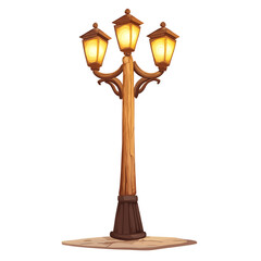 Fototapeta premium vintage street lamp