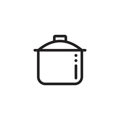 cooking pan logo template