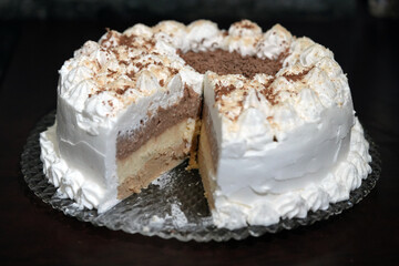 chocolate cake on a plate