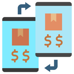 Comparison flat color, mini illustration icon. use for modern concept, print, UI, UX kit, web and app development. Vector related to product offering, marketing, business.