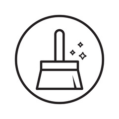 cleaner icon on white background