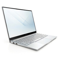 laptop computer on white background