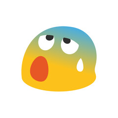 Anxious Face with Sweat