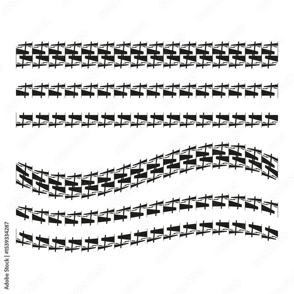 Aufkleber ragged line pattern. rough stroke texture. grunge doodle background. vector artistic element.