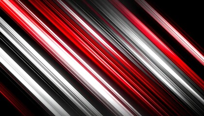 Abstract Red White Black Stripes.