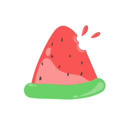 watermelon vector illustration
