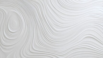 Obraz premium Abstract White Organic Lines Pattern