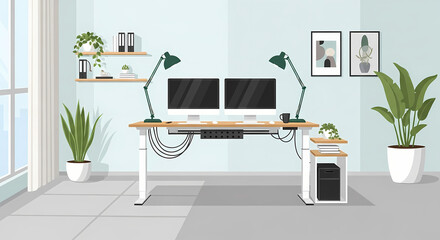 Office Life Creative Flat Vector Illustrations of Modern Work, Remote Routines, Humor, Productivity, Technology, and Daily Corporate Moments