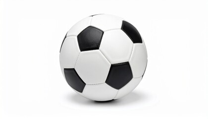 Fototapeta premium soccer ball on a white background for playing football 