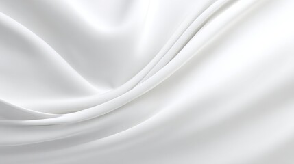 Obraz premium Elegant White Satin Fabric Texture