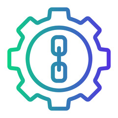 configuration Line Gradient Icon