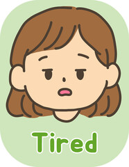 Cute Emotion Flashcards for Kids – Facial Expressions Illustration