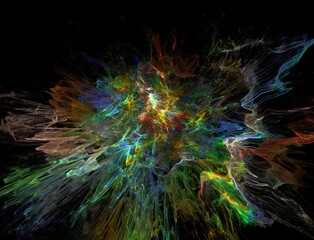 Fototapeta premium Imaginatory fractal abstract background Image