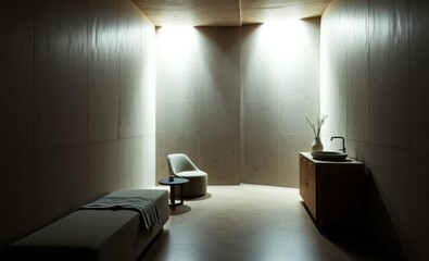 A cool creamy texture of concrete a perfect backdrop for interior designers adding warmth and sophistication to spaces
