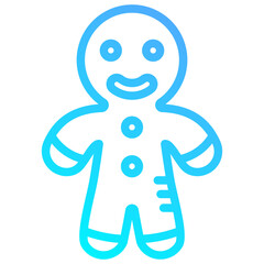 Gingerbread Man Icon