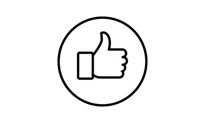 Like Dislike icon set Thumb down Thumb up
