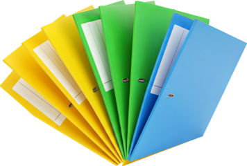 Colorful File Folders for Office or Classroom Organization